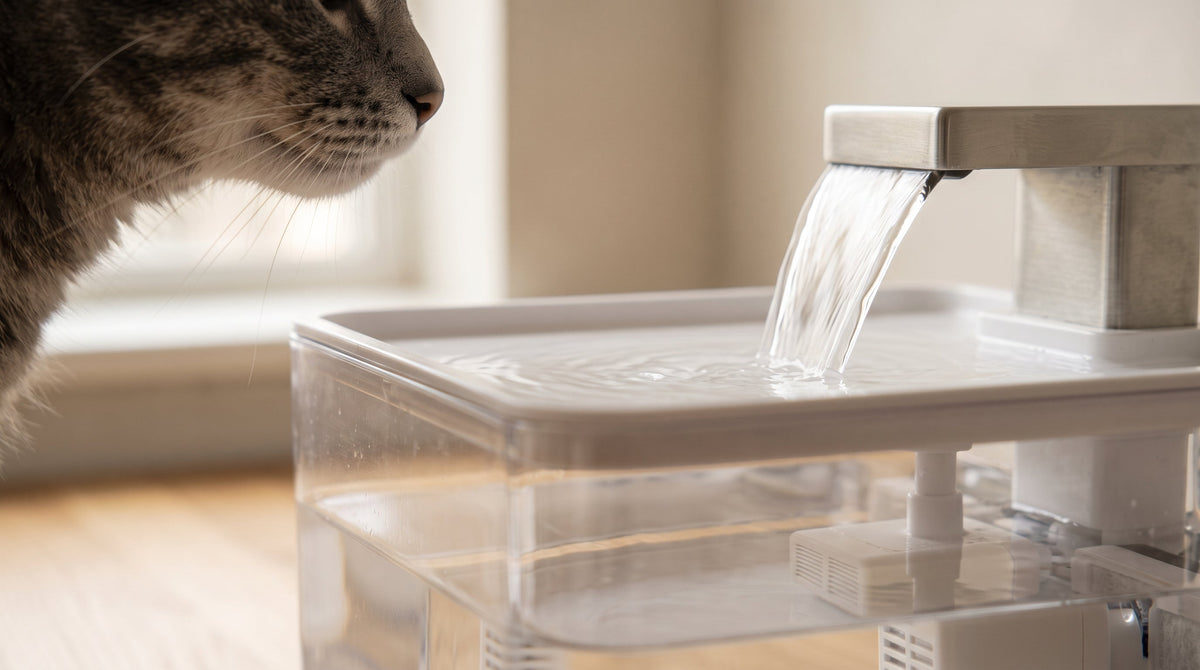 Pourquoi les chats aiment l’eau qui coule