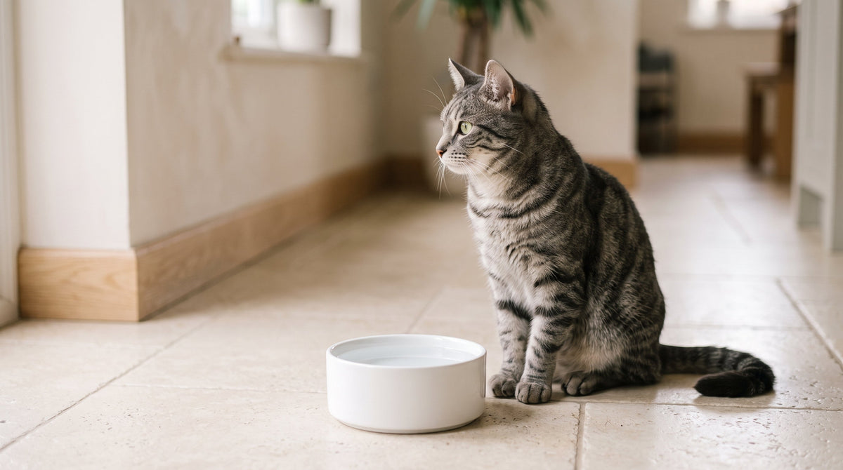 Pourquoi mon chat ne boit pas dans sa gamelle