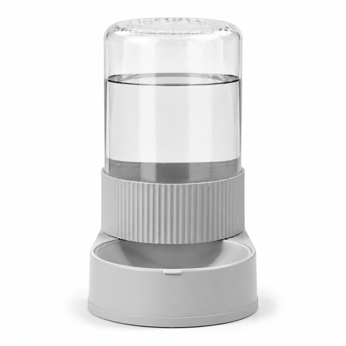 Distributeur gravitaire Museau version eau, réservoir transparent et gamelle