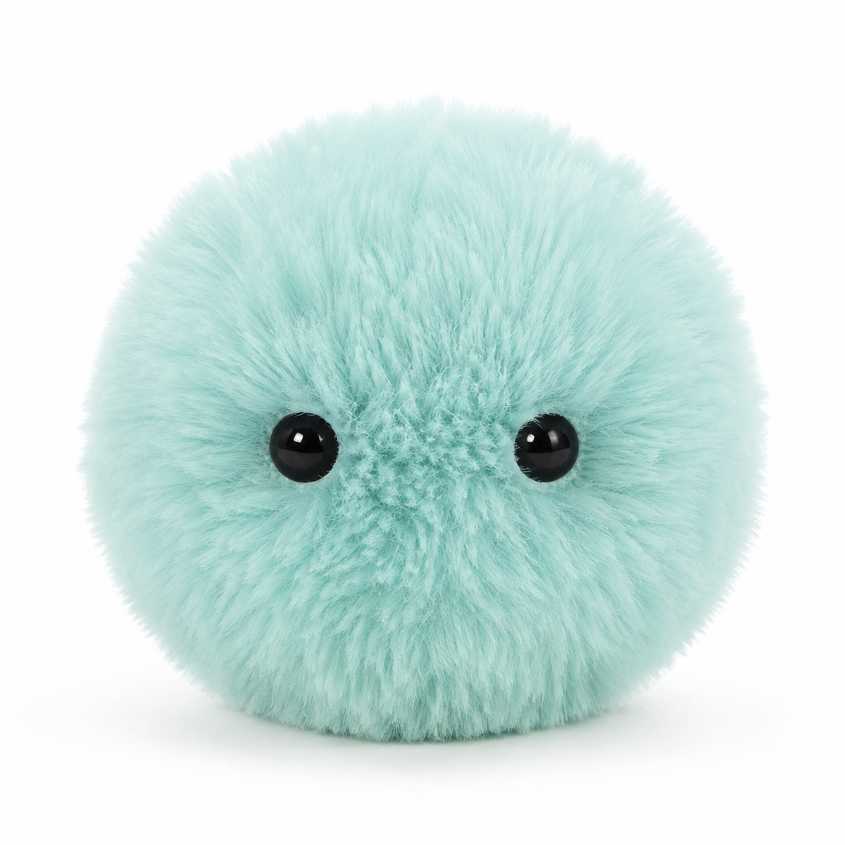 Balle interactive Museau en peluche, coloris turquoise